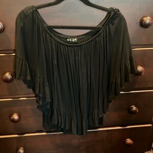 James and joy black off the shoulder top
